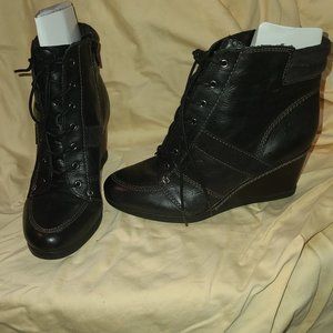 Naturalizer Leather Boots Black Brand New